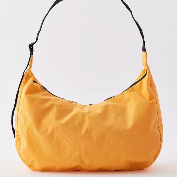 NWT Baggu Large Nylon Crescent Bag - Mango - Picture 1 of 6